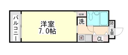 メゾン・ド・六甲パートⅢの間取り画像