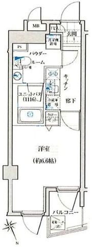 エルヴィエント・アース池袋の間取り画像
