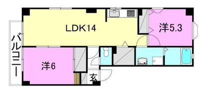 フォブール北斎院の間取り画像