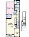 塩川アパート一期の間取り画像