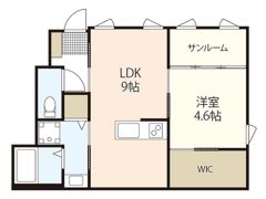 Canal Courtの間取り画像