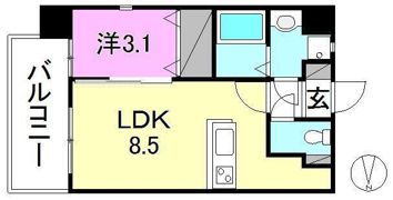 アルファプレミアム高砂の間取り画像