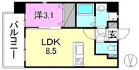 アルファプレミアム高砂の間取り画像