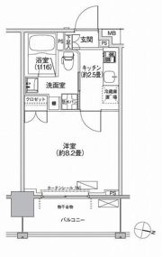 コスモグランス南品川の間取り画像