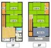 雲川一戸建貸家の間取り画像