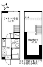 ハーミットクラブハウス東急白楽の間取り画像