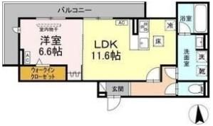 リュッカ鳥神の間取り画像