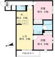 エスポワールの間取り画像