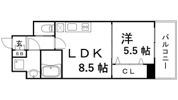 プレジオ神戸WESTの間取り画像