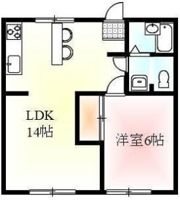 つくしコーポの間取り画像