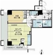 ジーニス大阪の間取り画像