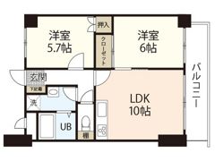 ミラドール奥田西町の間取り画像