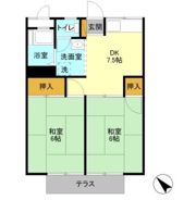 ヴィラ中山 C棟の間取り画像