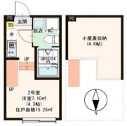 ハーモニーテラス中川Ⅳの間取り画像
