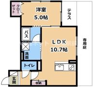 ウォグノォつきのわの間取り画像