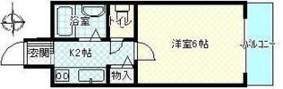 メルカード弐番館の間取り画像