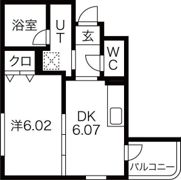 あさひレジデンス表町の間取り画像