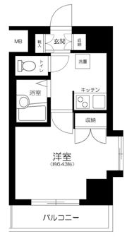 エクセリア池袋WESTの間取り画像