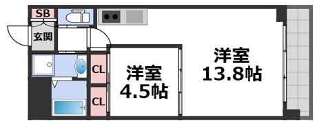プレジオ永和ASIANの間取り画像