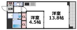 プレジオ永和ASIANの間取り画像