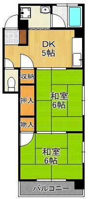シャトー沖台の間取り画像