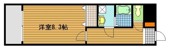 アイリス皆実の間取り画像