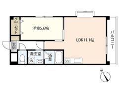 コンフォール空港通りの間取り画像