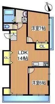ガーデン花小金井の間取り画像