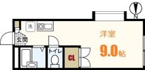 シャルム祇園の間取り画像