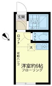 ユナイト小机ジョセフ・チェンバレンの間取り画像