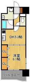ニューシティアパートメンツ南小倉IIの間取り画像