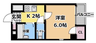 リバティ旭の間取り画像