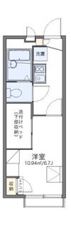 レオパレスコーポ柴又の間取り画像