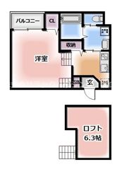 Happiness K.Iの間取り画像