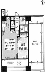 ドゥーエ蔵前の間取り画像