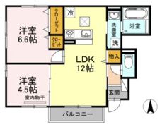 リバーパレス D棟の間取り画像