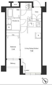 ヴェルト横濱石川町の間取り画像