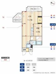 ティーズガーデン千駄ヶ谷の間取り画像