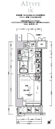 クレストタップ新横浜の間取り画像