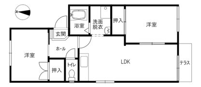 シェモア伏見Ⅱの間取り画像