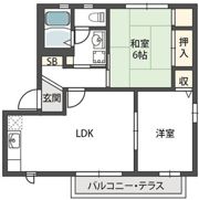 ラクシュミー鳥飼の間取り画像