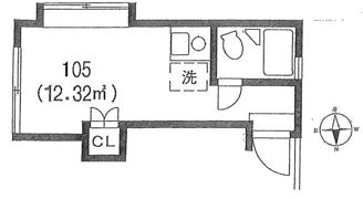 ピュアハウス千代崎の間取り画像