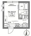 COCOCUBE新御徒町Eastの間取り画像