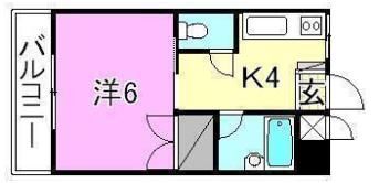 サンハイツ桑原の間取り画像