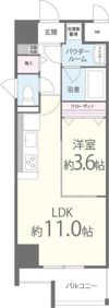 ポローニア立花通りの間取り画像