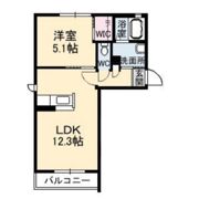 ヴィーナスコート福島の間取り画像