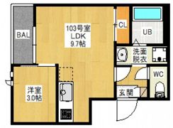 GRANDTIC TOMITAの間取り画像
