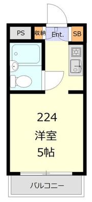 ユースフル祐天寺No．2の間取り画像