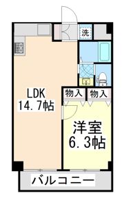 ビューライフ六甲の間取り画像