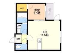 Il Vivace姪浜の間取り画像